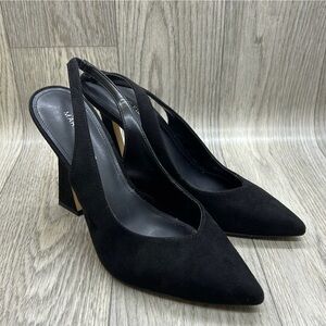 Marc Fisher Black Slingback Heels
